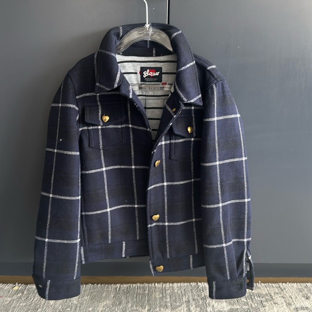 Scotch & Soda Blauw girls size 8 blue jacket